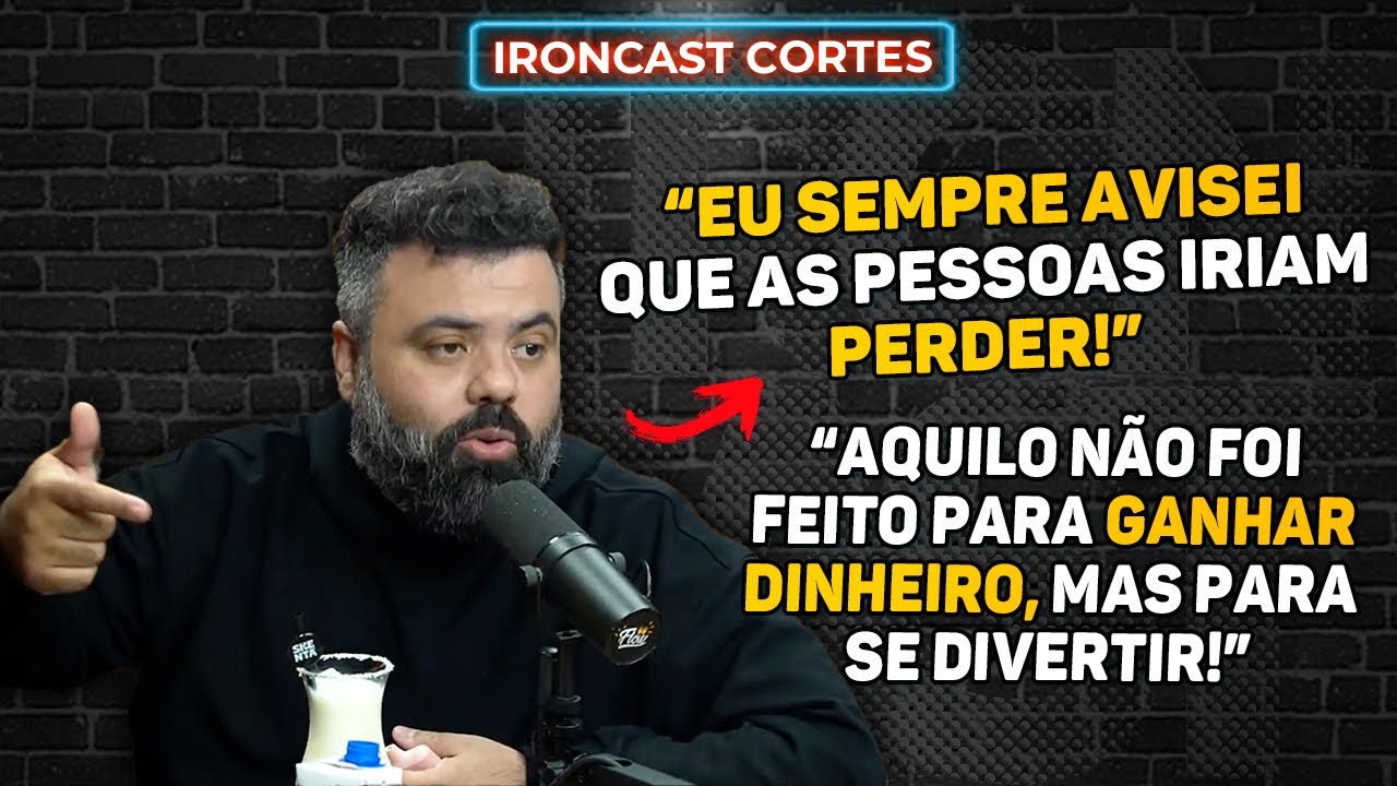 IGOR3K FALA A VERDADE SOBRE OS CASSINOS E SITES DE APOSTAS ONLINE – IRONCAST CORTES