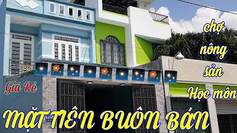 Bán nhà ngây nga 5 chợ nông sản Hóc môn mặt tiền kinh doanh Buôn bán rất thuận Lợi