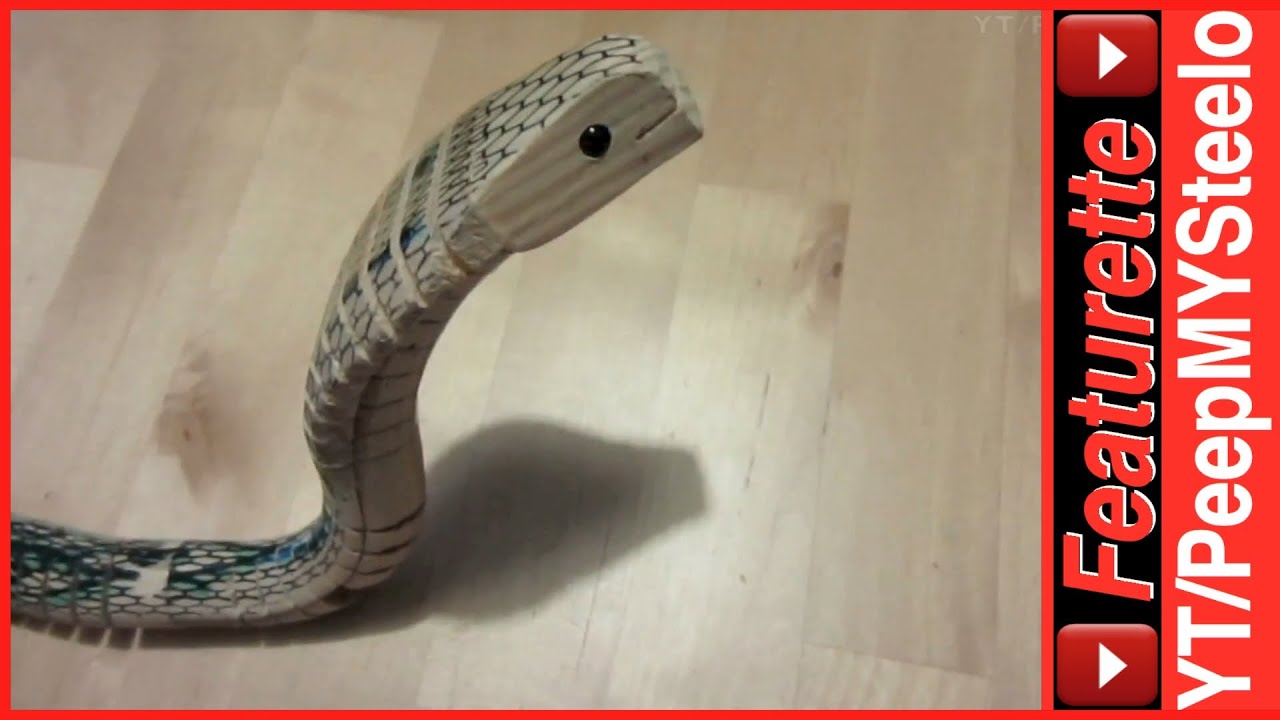 Pet Wooden Snake Toys For Kids w/ Moving Body &amp; Wood Cobra ...