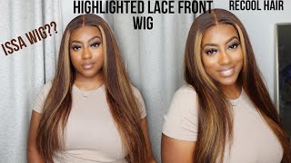 A QUICK SLAY HIGHLIGHTED HD LACE WIG INSTALL | RECOOL HAIR