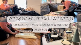 Monday RESET Cleaning Motivation 🧼 & Wrap Presents With Me! 🎁 | Weekends at the Witchers | Vlog 026 by Josie Wolfe 187 views 5 months ago 35 minutes