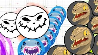 Agario luckiest samesize popsplit ?!! Having fun+takover! Ultimate splitrunning
