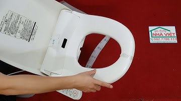 Nắp bồn cầu thông minh Toshiba SCS-T160 diệt khuẩn – sưởi – xịt rửa nước ấm