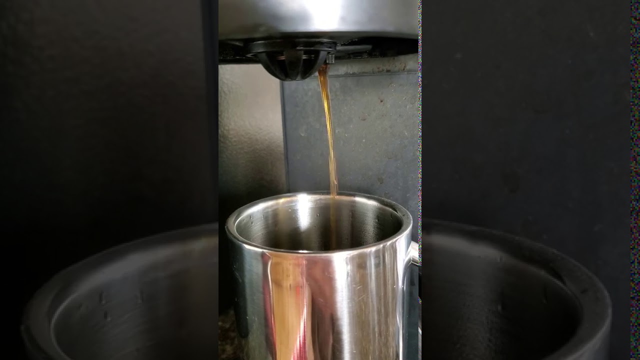 Satisfying Video of Coffee Dripping From A Keurig shorts YouTube