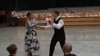Springfield Dance Studio - Elena Cox & Earnest Travis - D Viennese Waltz - December 2016