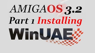 Installing AmigaOS 3.2 in WinUAE