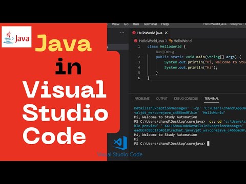How to Run JAVA in Visual Studio Code | Java in VSCode | Java 17