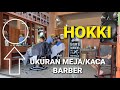 UKURAN MEJA KACA BARBERSHOP PALING COCOK DAN PAS