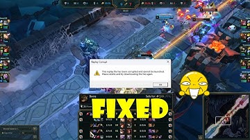 "Replay Corrupt" Error ( FIXED ) - league of legends