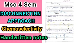 ChemoSelectivity - Disconnection Approach | Organic Synthesis 2 @ChemistryChampss