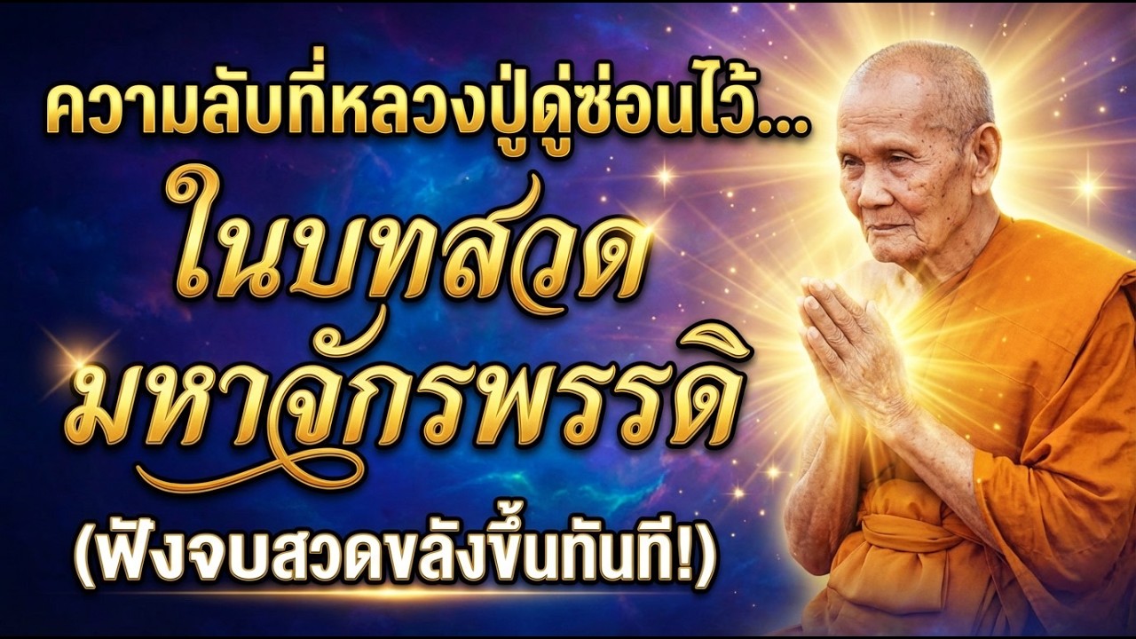 สวดมาเป็นปีเพิ่งจะรู้! เจาะลึก 'มหาจักรพรรดิ' บทสวดปรับภพภูมิฉบับหลวงปู่ดู่ เทวดาคุ้มครอง