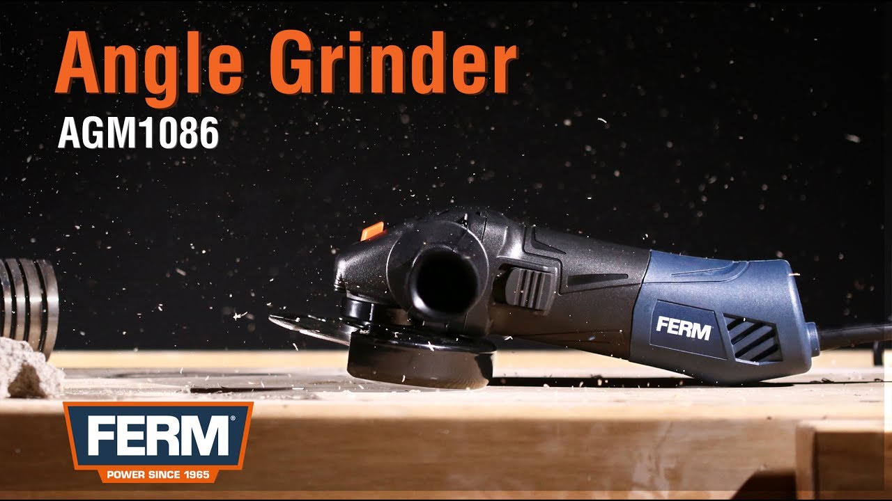 500W, 115mm FERM AGM1086 Amoladora angular