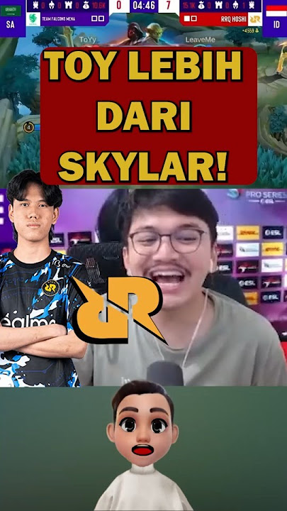 REAKSI MAS ADE MELIHAT RRQ TOY DI GANKING 1 VS 2! #rrq #mobilelegends #snapdragonproseries