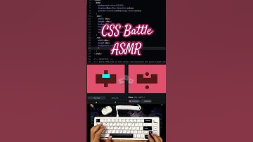 ASMR CSS-Battle December 7th 2025 #programming #cssbattle #asmr #shorts