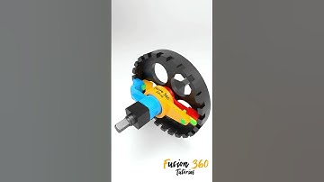 Translating Cam and Cranck-Slider Mechanism #solidworks #cad #engineering #mechanical #mechanism