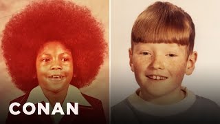 Deon Cole \& Conan Were Adorable Kids | CONAN on TBS