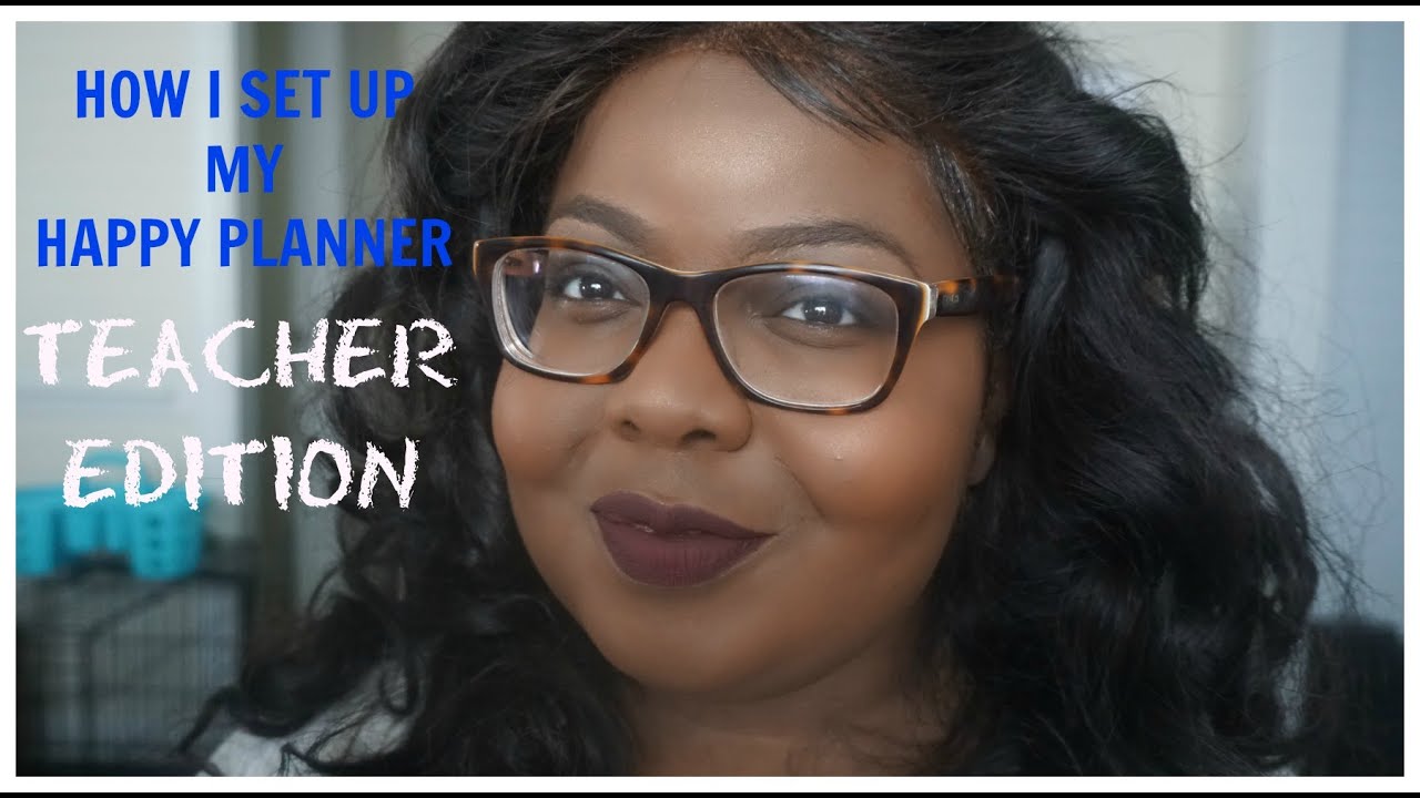 Happy Planner Teacher Edition Planner Look Through YouTube Happy planner teacher edition planner look through youtube