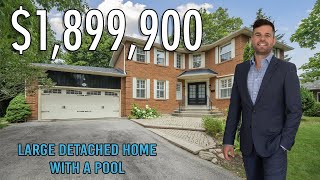 Touring a large 4 bedroom detached home with an in-ground Pool | 344 Pine Trees Crt | Richmond Hill