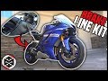 Steel Braided Brake Line Kit on 2017 Yamaha R6