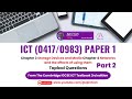 IGCSE ICT 0417 | Topical Questions | Storage Devices &amp; Media | Networks &amp; the effects of using them