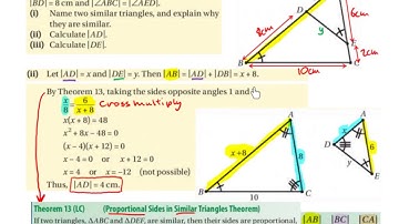 LC HL similar triangles