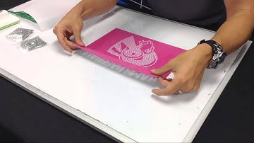 How to make a Custom Rhinestone Shirt with Sticky Flock templates