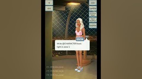 Character Placement and Character Face Directions For Episode Stories