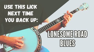 Classic Scruggs Backup Lick for Lonesome Road Blues