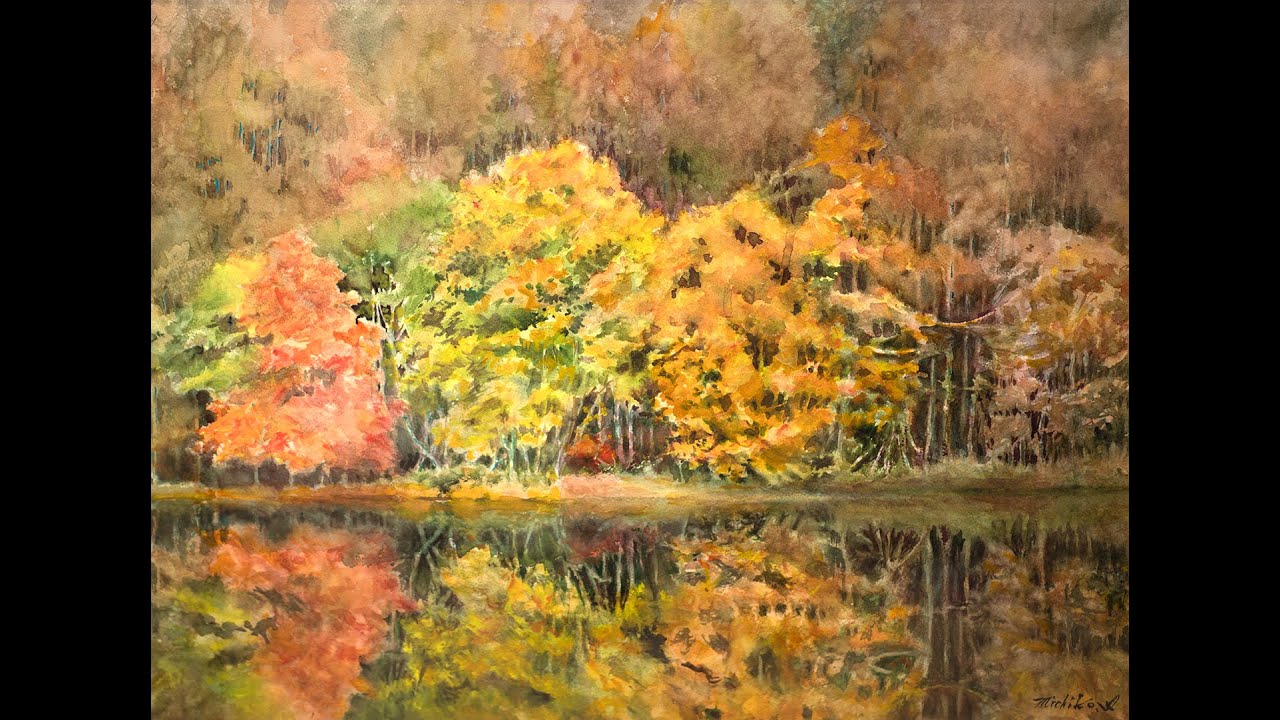 2025年岩﨑美智子水彩画作品展 - YouTube