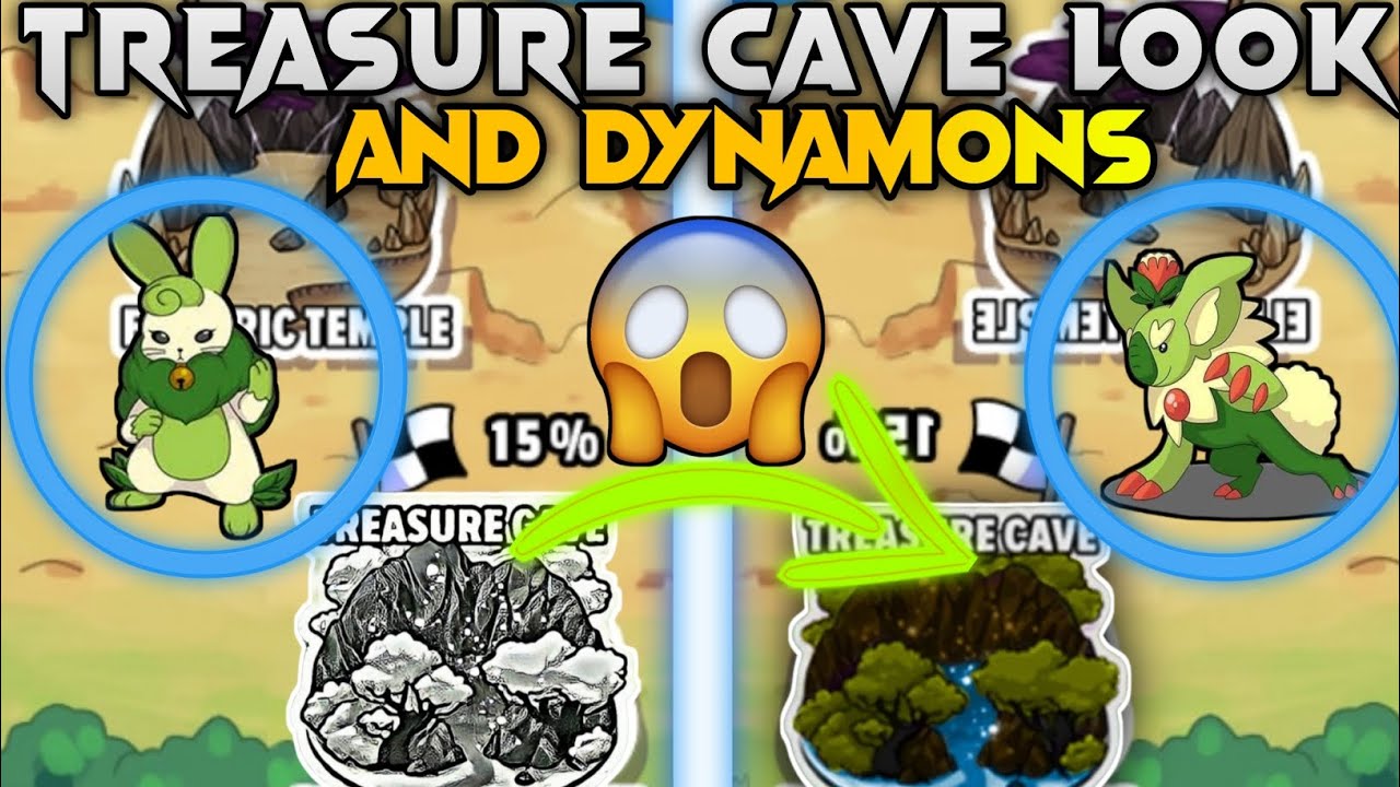 (DYNAMONS WORLD NEW UPDATE) DYNAMONS WORLD TREASURE CAVE LOOK || 