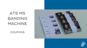 Bundling Coupons Using Felins MS Series Banding Machine