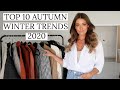 10 AUTUMN WINTER TRENDS 2020 | TOP TEN WEARABLE FASHION TRENDS & HOW TO STYLE THEM