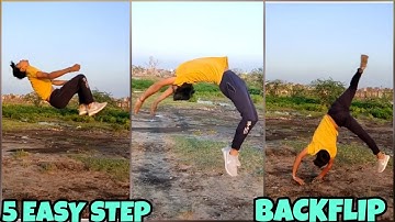 ROUNDOFF BACK FLIP IN ONLY 5 MINUTE