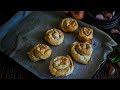 SPINACH &amp; HOUMUS FILO PASTRY SPIRALS - Christmas Food Ideas