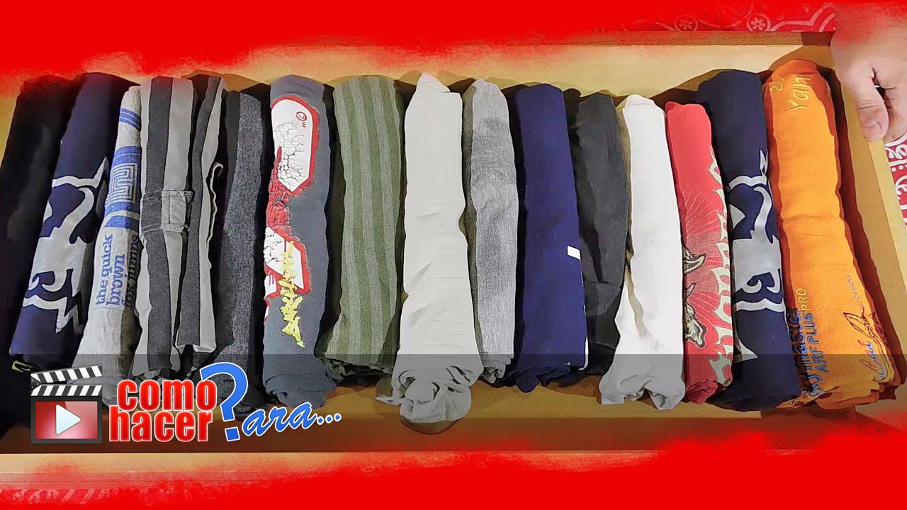 ⊳ Doblador de ropa con Cartón ⊳ Tabla para doblar camisetas - YouTube