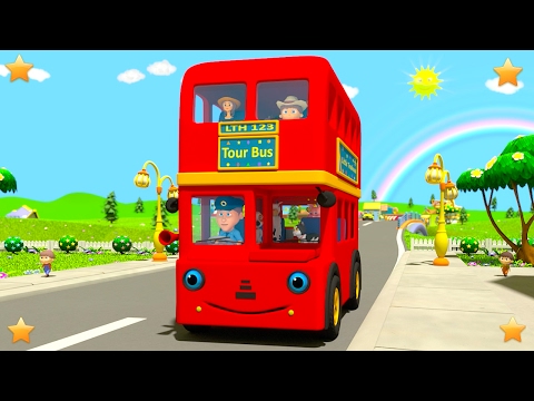 Wheels On The Bus | Kindergarten Nursery Rhymes & Songs for Kids | Little Treehouse S03E94