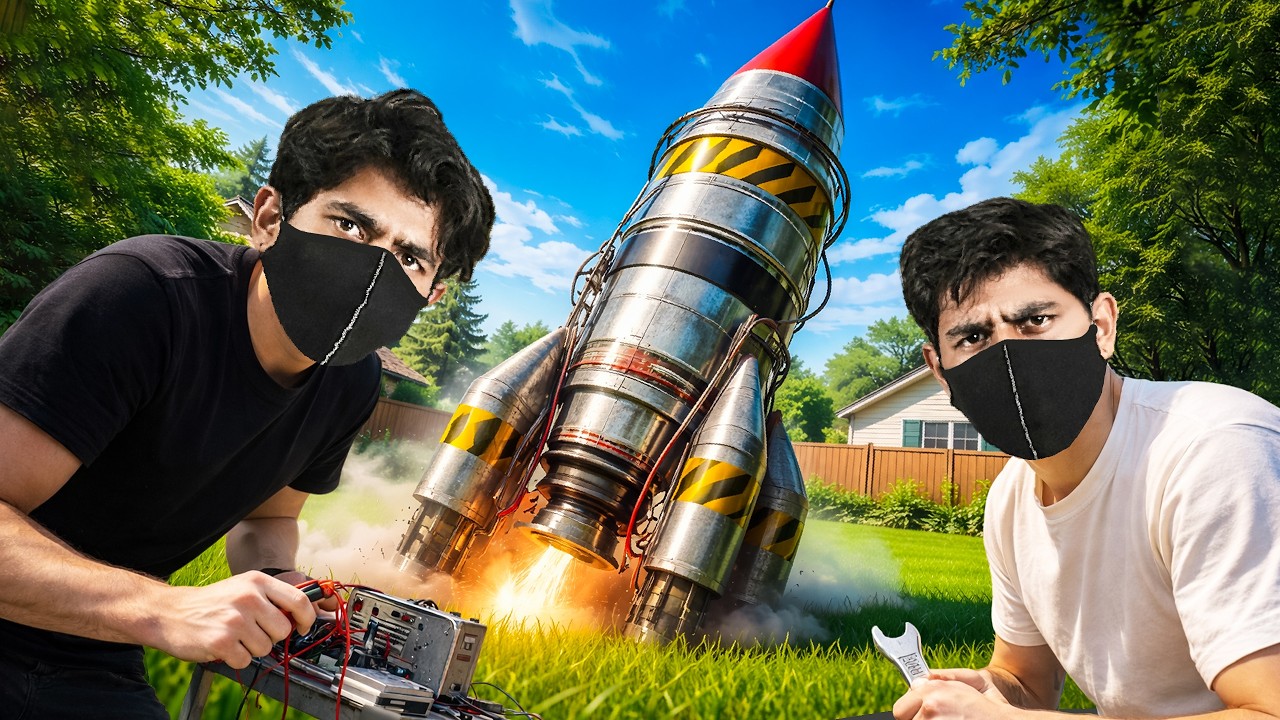 We Built a Working Rocket in Our Backyard... - YouTube