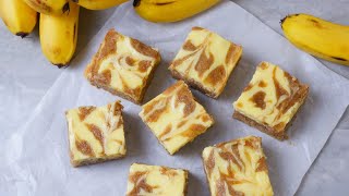 Banana Cheesecake Bars