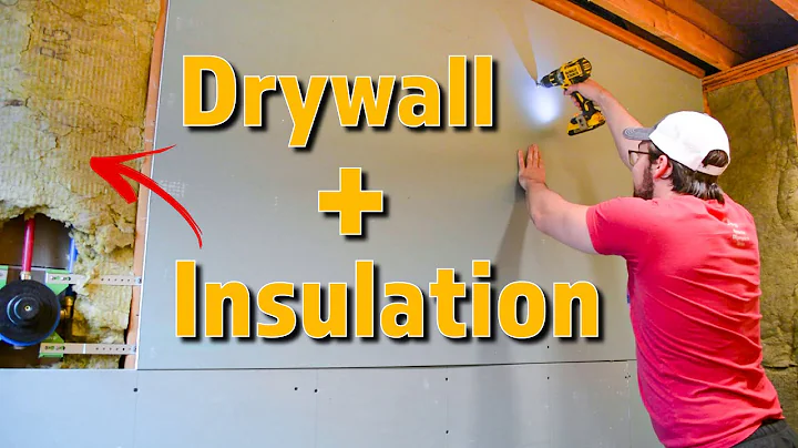 Drywall and Insulation Installation | Bathroom Remodel Part 4