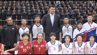 China, DPRK Hold Friendly Basketball Match in Pyongyang