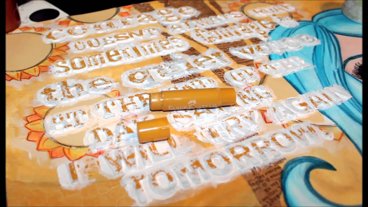 How to create Mixed Media Art YouTube