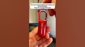 Get the Fingerprint Smart Padlock today! #fingerprint #smartlock #lifestyle #safety #smarthome