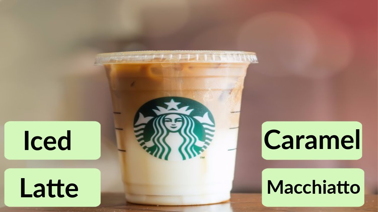 Starbucks Iced Caramel Macchiatto / Alicia Borchardt YouTube