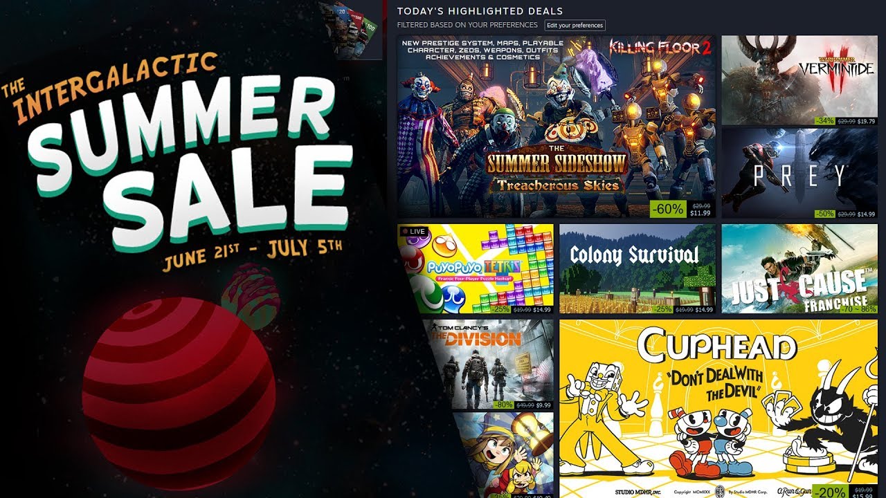 Steam Summer Sale 2018 ganha data para começar