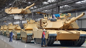 How the US Army Rebuilds Its Powerful M1 Abrams Tanks Inside Massive Factory