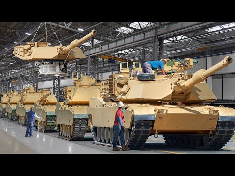كيف يعيد الجيش الأمريكي بناء دباباته القوية M1 Abrams داخل مصنع ضخم