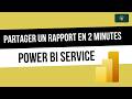 Power BI Service : partager un rapport en 2 minutes