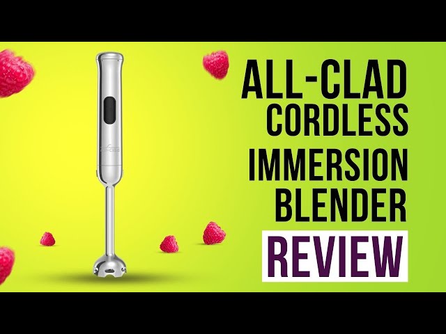 All-Clad Cordless Rechargeable Hand Blender Review: Cordlessness Isn't a  Necessity