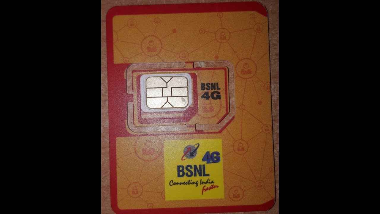 Bsnl 4g Sim Cost Speed And How To Upgrade 3g To 4g Youtube