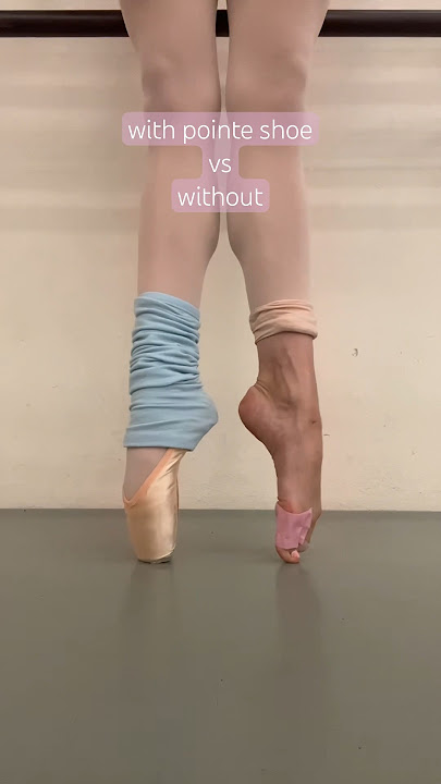 WITH &WITHOUT SHOE #ballerina#behindthescenes#pain#dancer#explained#outtakes#ballet#pointeshoes